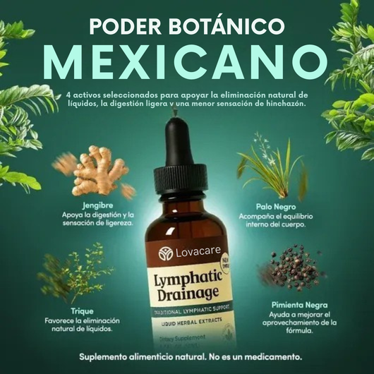 Drenaje Linfático Lovacare - Gotas Naturales