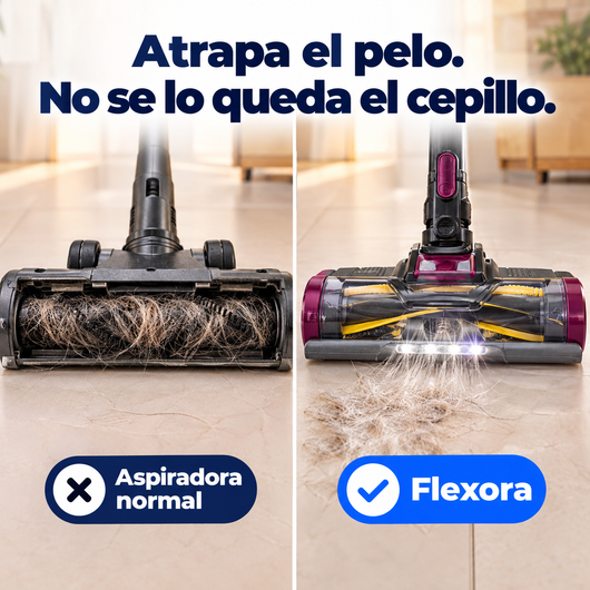 Flexora Adiós a barrer el pelo todos los días