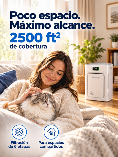 PureAir™ - Purificador de Aire para Mascotas, adiós a todos los pelos de la casa