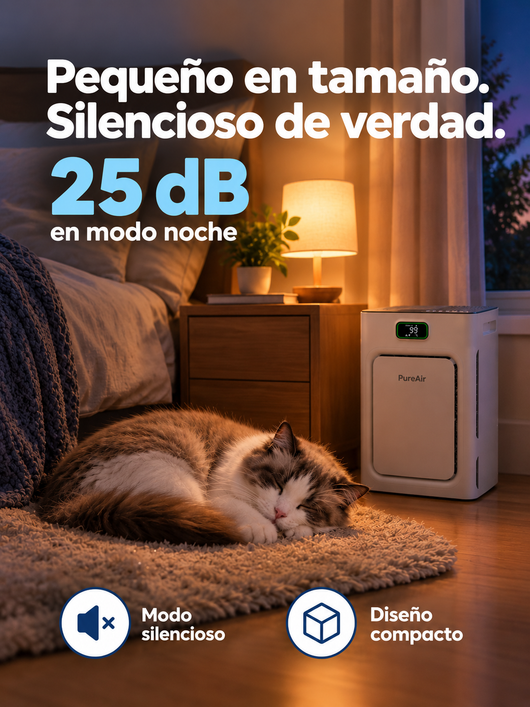 PureAir™ - Purificador de Aire para Mascotas, adiós a todos los pelos de la casa