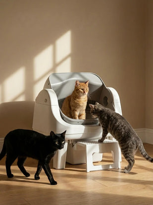 Preparado para varios gatos